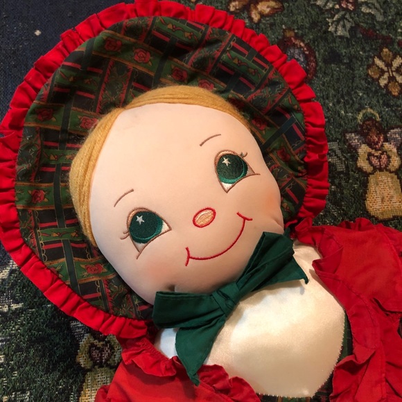 Vintage Sweet Christmas Kids 28” Plush Doll - Picture 4 of 10